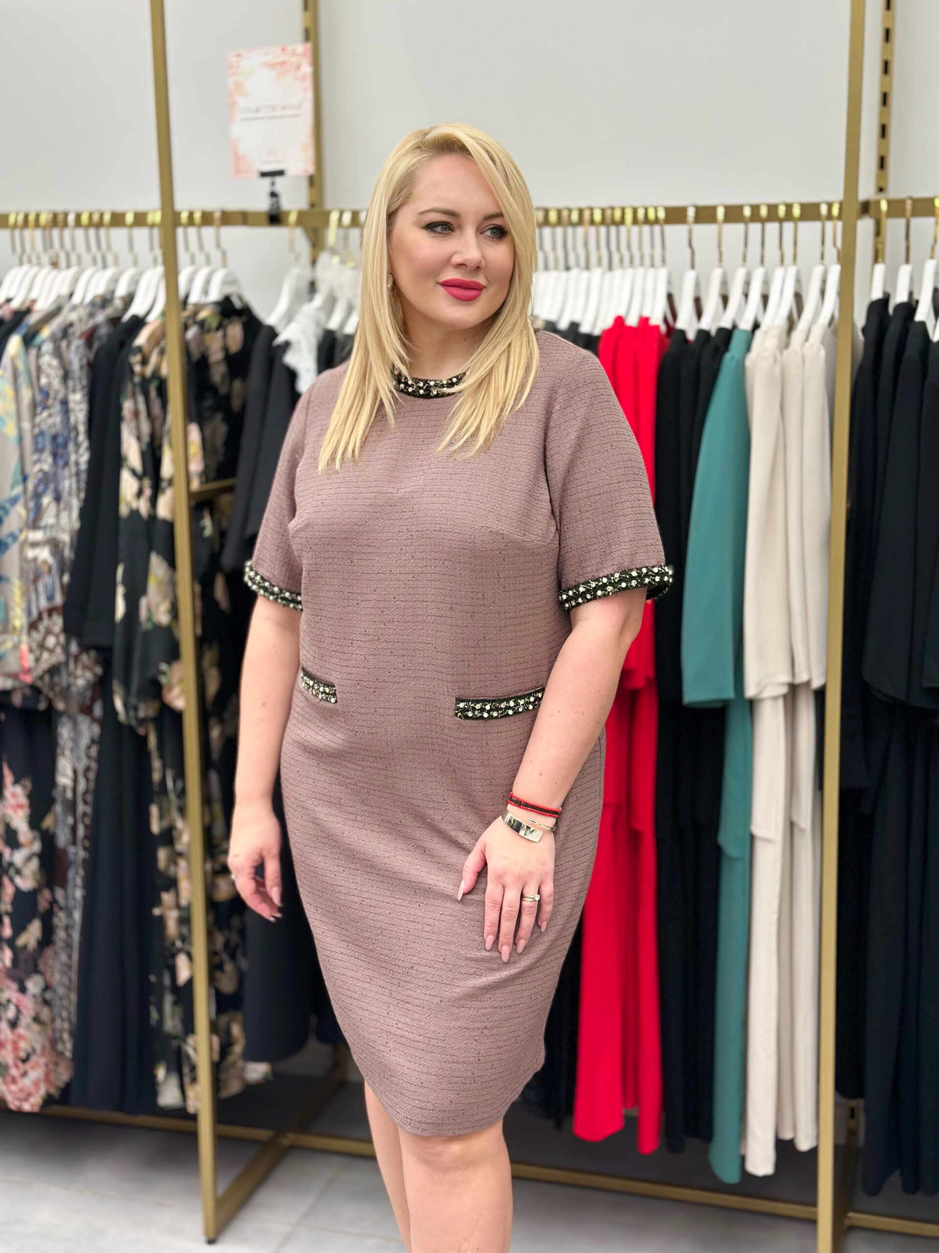 Rochie din tweed - imagine 2