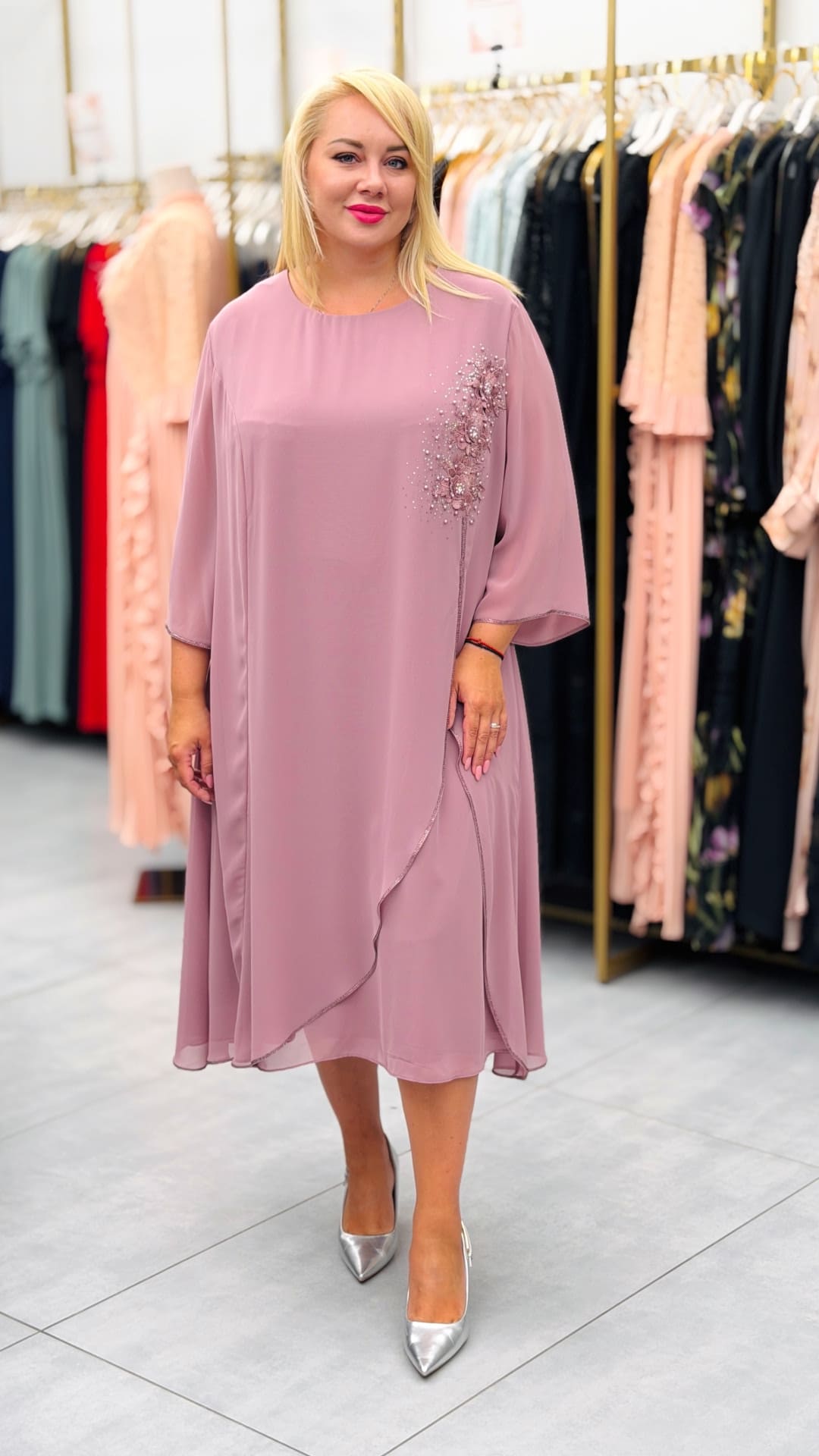 Rochie din șifon