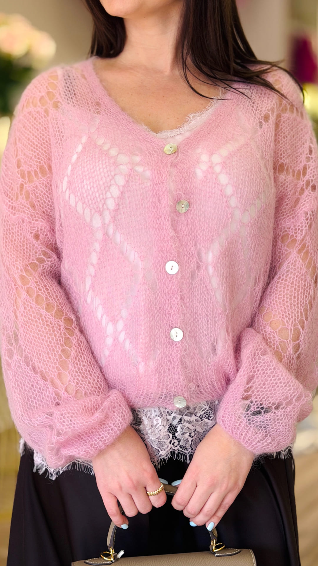 Cardigan din mohair - imagine 3
